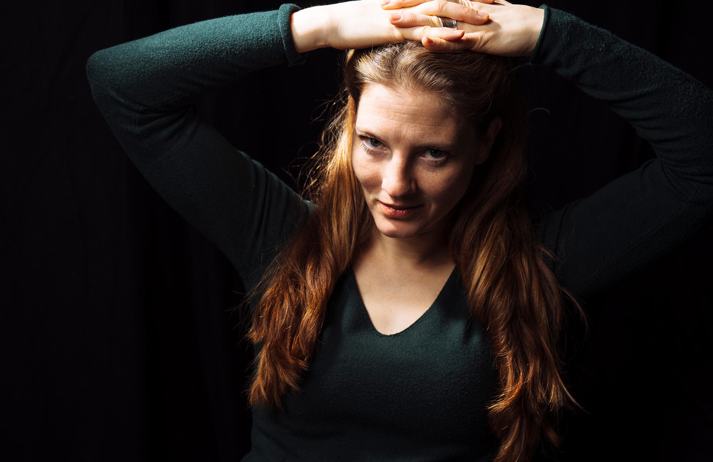 Svenja Wasser aus Köln beim Fotoshooting